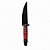PUNHAL CABO VERMELHO E PRETO 15 CM - Imagem 4