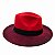 CHAPÉU VELUDO DEGRADÊ VERMELHO - Imagem 2