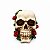 CRANIO COM ROSAS NO ROSTO - Imagem 1