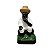 IMAGEM EM GESSO PRETO VELHO SENTADO 15CM - Imagem 1