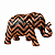 ELEFANTE CHEVRON PQ - Imagem 1