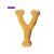 Osso Brinquedo Para Cachorro Mordedor Bamboo Toys Sabor Bacon Forquilha Pequeno Truqys Pet - Imagem 2