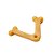 Osso Brinquedo Para Cachorro Mordedor Bamboo Toys Sabor Bacon Modelo V Pequeno Truqys Pet - Imagem 4