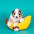 ZippyPaws Pelúcia Interativa Para Cães Burrow Monkey N Banana - Imagem 9