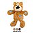 Kong Wild Knots Bear Pelúcia de Corda Resistente Para Cães Tamanho P/M - Imagem 8