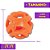 Chuckit Air Fetch Ball Brinquedo Bola Para Cães 1 Unidade Tamanho G - Imagem 3