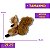Kong Wild Low Stuff Esquilo Brinquedo de Pelucia Para Cães Com Apito - Imagem 3