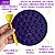 Tapete de Lamber Para Cães Comedouro Lento Lamb Lamb Circle Amicus Roxo - Imagem 3
