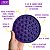 Tapete de Lamber Para Cães Comedouro Lento Lamb Lamb Circle Amicus Roxo - Imagem 2
