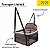 Transpet Limited Cadeirinha Pet Assento Para Carro Cães e Gatos Ate 10kg Tubline Cor Caramelo - Imagem 2