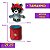 Kong Puzzelements Surprise Guaxinim Brinquedo Pelúcia Interativa Para Cães 2 em 1 - Imagem 3