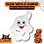 Kong Halloween Pelúcia Para Cães Snuzzles Fantasminha Tamanho P - Imagem 2