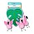 ZippyPaws Pelúcia Interativa Para Cães Burrow Flamingos em Monstera - Imagem 7