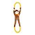 ZippyPaws Pelúcia Para Cães Cabo de Guerra RopeTugz Alce Com Apito - Imagem 1