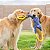 ZippyPaws Pelúcia Para Cães Cabo de Guerra RopeTugz Macaco Azul Com Apito - Imagem 5