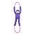 ZippyPaws Pelúcia Para Cães Cabo de Guerra RopeTugz Macaco Roxo Com Apito - Imagem 1