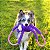 ZippyPaws Pelúcia Para Cães Cabo de Guerra RopeTugz Macaco Roxo Com Apito - Imagem 6