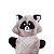 ZippyPaws Pelúcia Para Cães Jigglerz Guaxinim Com Apito - Imagem 4