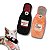 ZippyPaws Kit 2 Pelúcias Para Cães Z-Stitch Happy Hour Merlot e Rosé Com Apito - Imagem 1