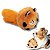 ZippyPaws Pelúcia Para Cães Bushy Throw Raposa Com Apito e Barulho de Plástico - Imagem 1