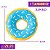ZippyPaws Pelúcia Para Cães Donuts Blueberry Tamanho Jumbo - Imagem 3