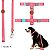 Toh Conjunto Peitoral H e Guia Para Cães Rosa Mosquetão Resistente Tamanho G - Imagem 1