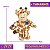 Kong Wild Knots Girafa Pelúcia de Corda Resistente Para Cães Tamanho P/M - Imagem 3