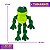 Kong Knots Frog Pelúcia Resistente Com Apito Para Cães Sapo Tamanho G/GG - Imagem 3
