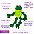 Kong Knots Frog Pelúcia Resistente Com Apito Para Cães Sapo Tamanho G/GG - Imagem 2
