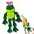 Kong Knots Frog Pelúcia Resistente Com Apito Para Cães Sapo Tamanho G/GG - Imagem 1