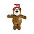 Kong Wild Knots Bear Jumbo Brinquedo Pelúcia Para Cães Resistente Com Corda - Imagem 10