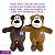 Kong Wild Knots Bear Jumbo Brinquedo Pelúcia Para Cães Resistente Com Corda - Imagem 3