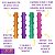 Kong Squeezz Crackle Stick Brinquedo Para Cães Bastão Som Crocante Roxo G - Imagem 2