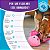Outward Hound Pelúcia Interativa Com Bola Dispenser Para Cães Flamingo - Imagem 6