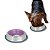 Comedouro Inox Premium Cães e Gatos Rosa P 250ml Germanhart - Imagem 1