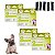 Kit 4 Eliminador de odores Limão Desinfetante Seguro P/ Pets C1 Clean Rende 5L - Imagem 1