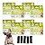 Kit 8 Eliminador de odores Limão Desinfetante Seguro P/ Pets C1 Clean Rende 5L - Imagem 1