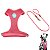 Kit Peitoral Mesh H Toh PP + Guia Corda 1,20m Para Cães Rosa - Imagem 1