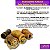 Kit 2 Pele Bovina Enrolada Mordedor Natural P/ Cães Rosquinha Mineira AlecrimPet - Imagem 3
