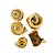 Kit 2 Pele Bovina Enrolada Mordedor Natural P/ Cães Rosquinha Mineira AlecrimPet - Imagem 5
