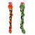 Kong Knots Snake Pelúcia Cobra Com Corda Para Cães com Apito 1 Unidade - Imagem 1
