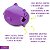 Brinquedo Resistente Recheável Para Cães Tubarão Roxo M/G Amicus - Imagem 4