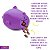 Brinquedo Resistente Recheável Para Cães Tubarão Roxo M/G Amicus - Imagem 3