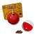 Brinquedo Interativo Para Cães Crazy Ball P Vermelho e Branca Amicus - Imagem 1