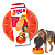 Kong Licks Mealtime Tapete de Lamber e Comedouro Interativo Para Caes - Imagem 1