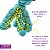 Kong Wubba Octopus Pelúcia Para Cães Com Apito Azul G - Imagem 4