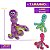 Kong Wubba Octopus Pelúcia Para Cães Com Apito Roxo G - Imagem 6