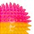 Bola Para Cães Espinho Com Som Jambo Pet Rosa e Amarelo M - Imagem 6