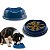 Kit Comedouro Lento Interativo e Bebedouro Para Cães Stark Slow 550ml Azul Cobalto - Imagem 1