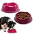 Kit Comedouro Lento Interativo e Bebedouro Para Cães Stark Slow 550ml Magenta - Imagem 1